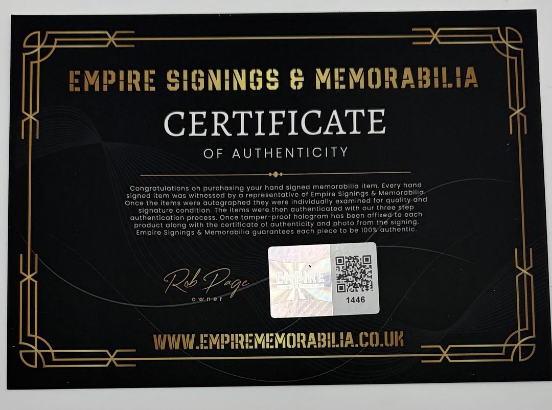 David Bradley Signed Funko Pop #101 Argus Filch (Harry Potter) w/character name - SWAU