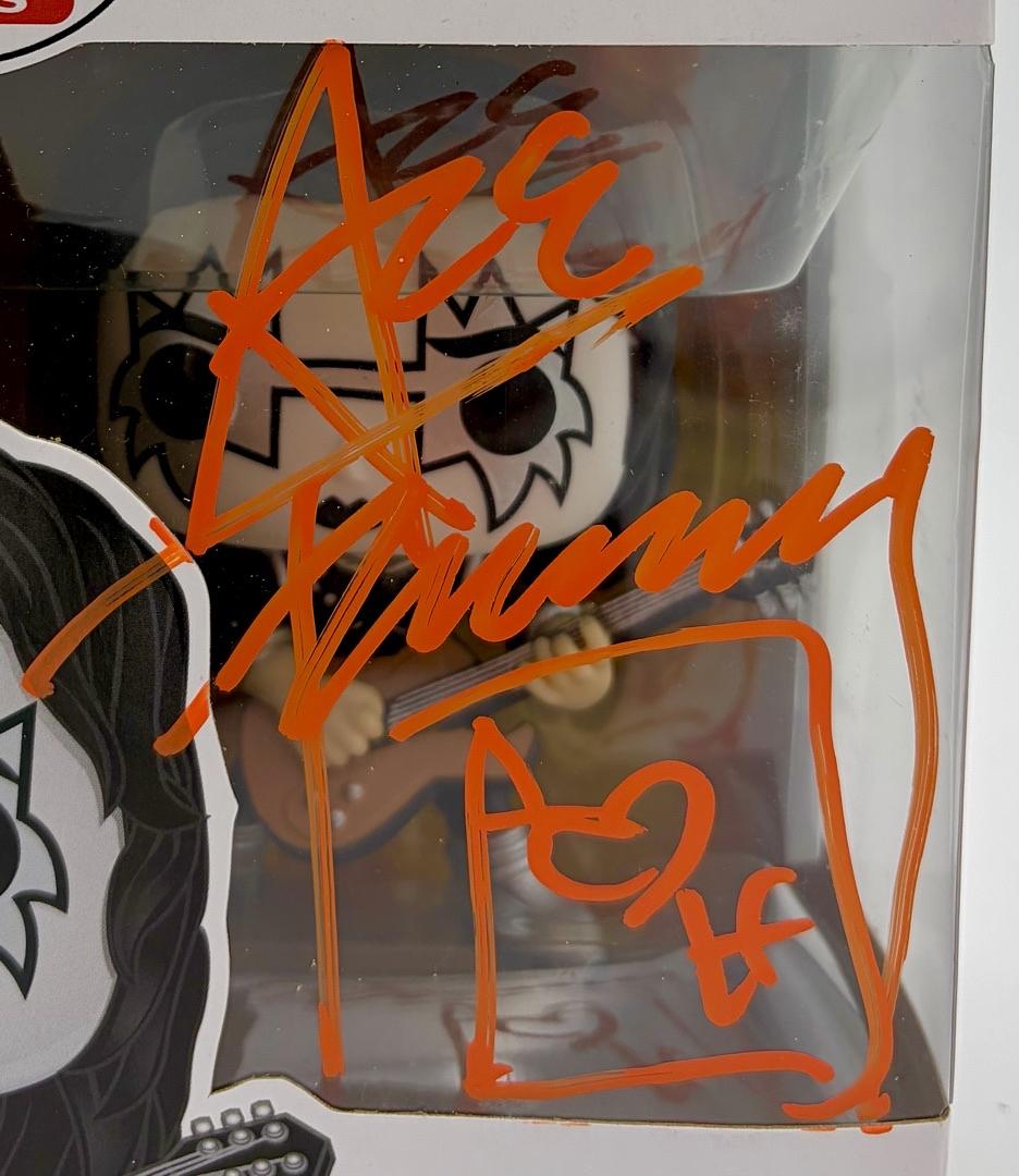 Ace Frehley Signed Funko Pop #123 "The Spaceman" (KISS) - ACOA COA