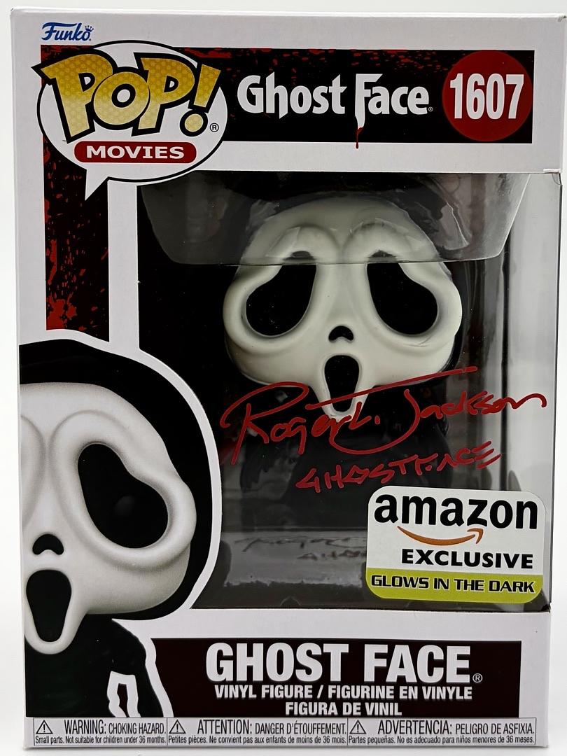 Roger Jackson signed "Ghostface" Funko #1607 (Scream) - JSA COA