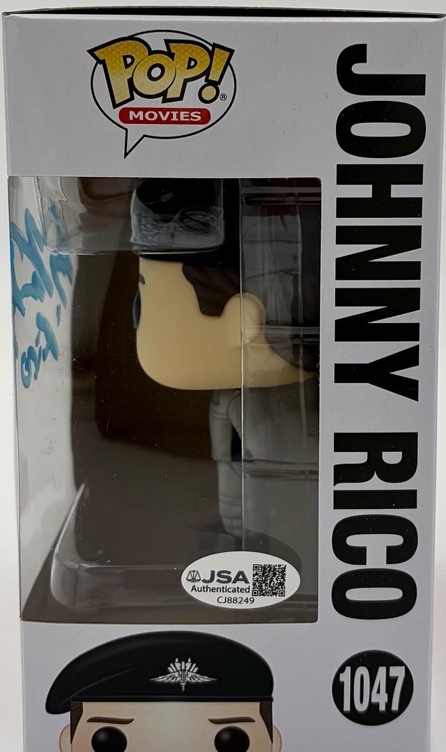 Casper VanDien signed "Johnny Rico" Funko #1047 (Starship Troopers) - JSA COA