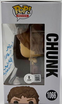 Jeff Cohen signed "Chunk" Funko #1066 (The Goonies) - Beckett COA