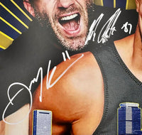 Rob Gronkowski and Julian Edelman (Patriots) signed 11x17 - Beckett COA