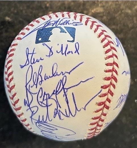 1975 Red Sox Team Baseball signed by 20 - Sure Shot Promotions COA