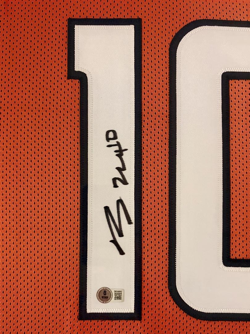 Bo Nix 34x42 signed, framed Broncos jersey - Beckett COA