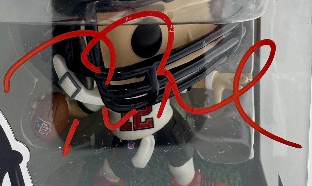 Tom Brady Autographed Tampa Bay Buccaneers Funko Pop #170 Fanatics COA