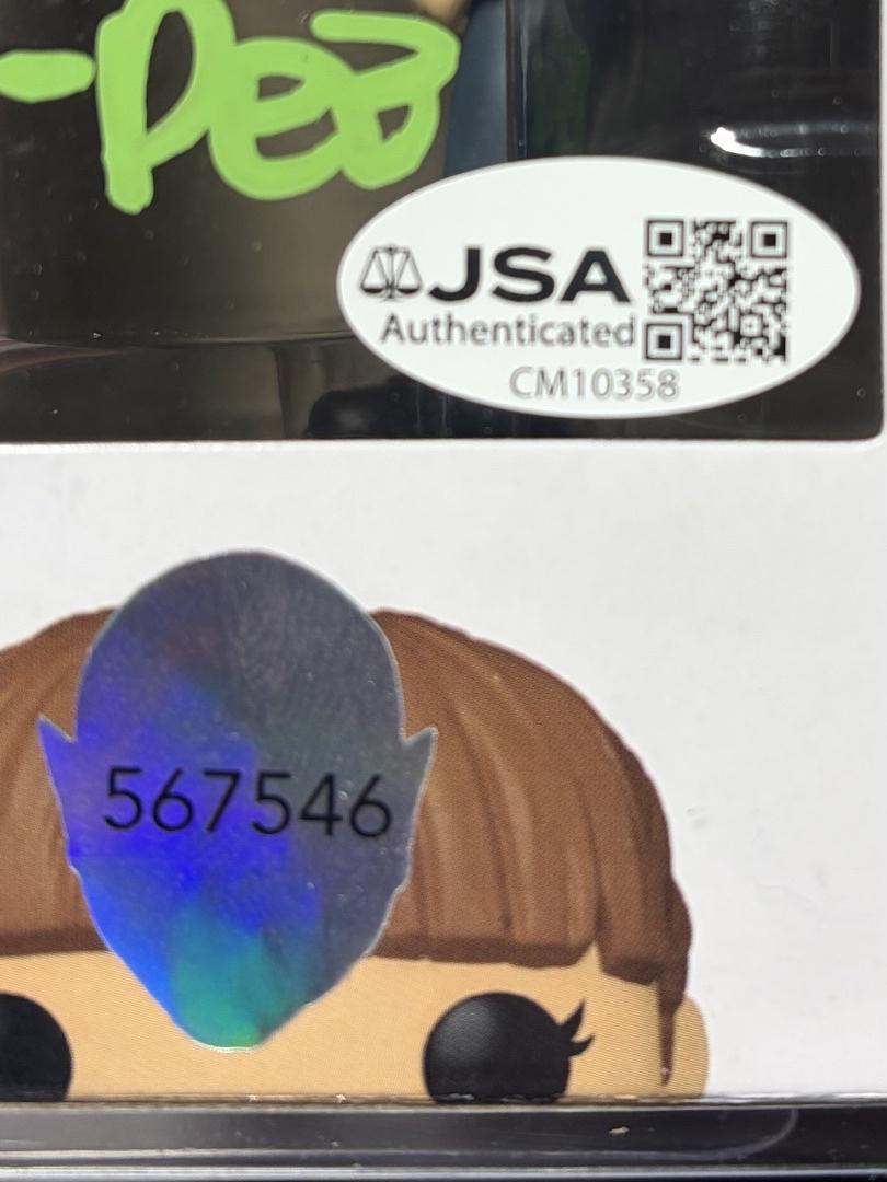 Jennifer Carpenter "Debra Morgan" signed Funko Pop #1696 w/quote & char name (Dexter) - JSA COA