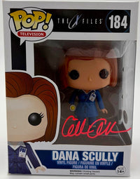 Gillian Anderson Signed Funko Pop #184 "Dana Scully" (X-Files) - JSA COA