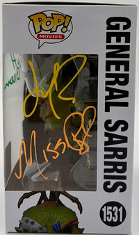 Cast signed Galaxy Quest "General Sarris" Funko #1531 (Pyle/Rees/Breen) - JSA COA