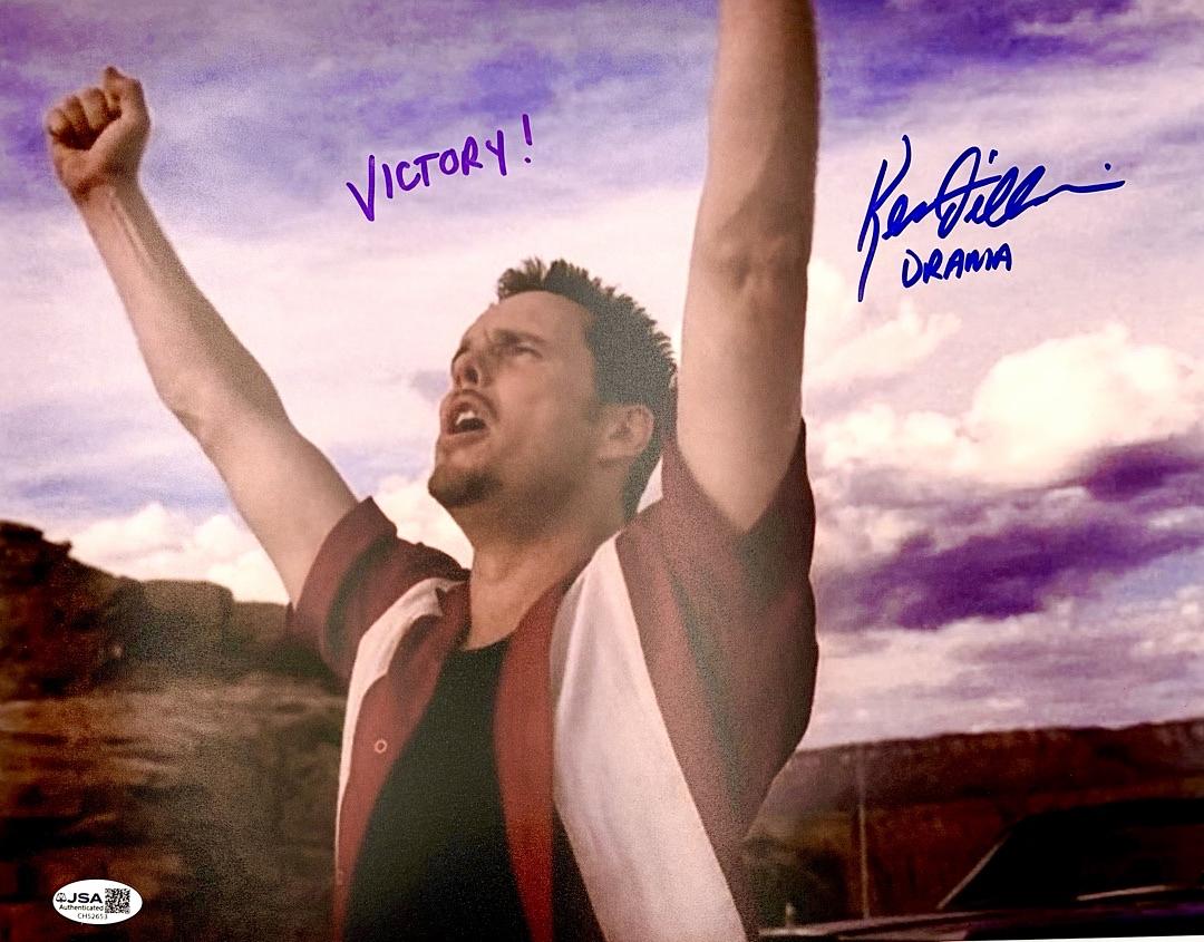 Kevin Dillon signed 11x14 (Entourage) w/quote - JSA COA