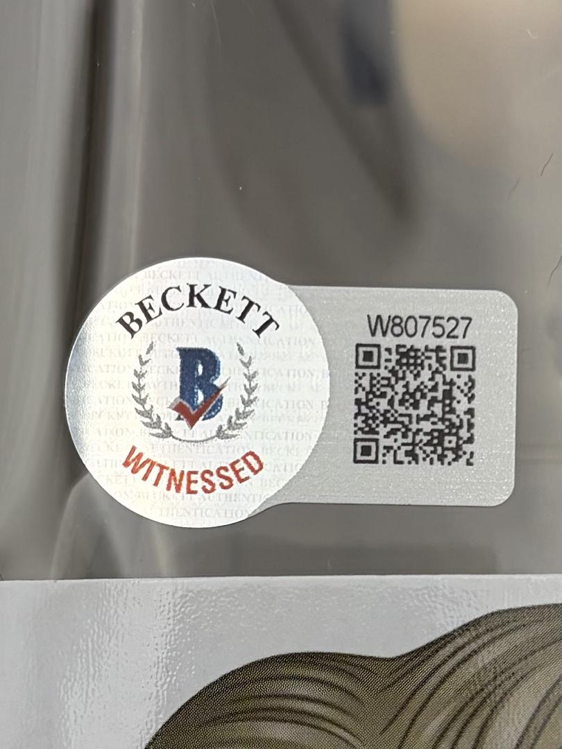 Linda Hamilton Signed Funko Pop #818 Sara Connor (Terminator) - Beckett COA #06