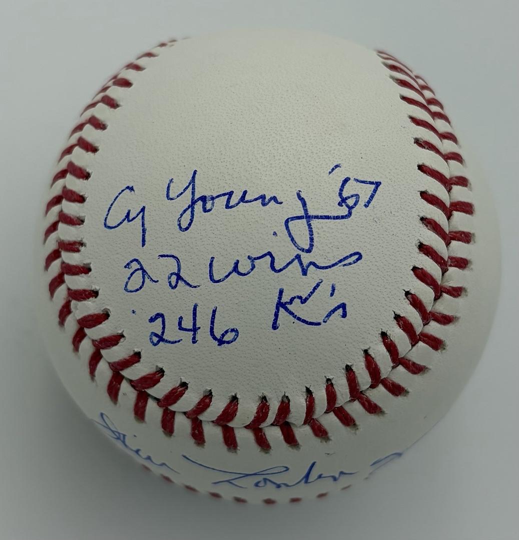 Jim Lonborg Signed 2018 ROMLB w/Cy Young Inscription and stats - Sure Shot Promotions