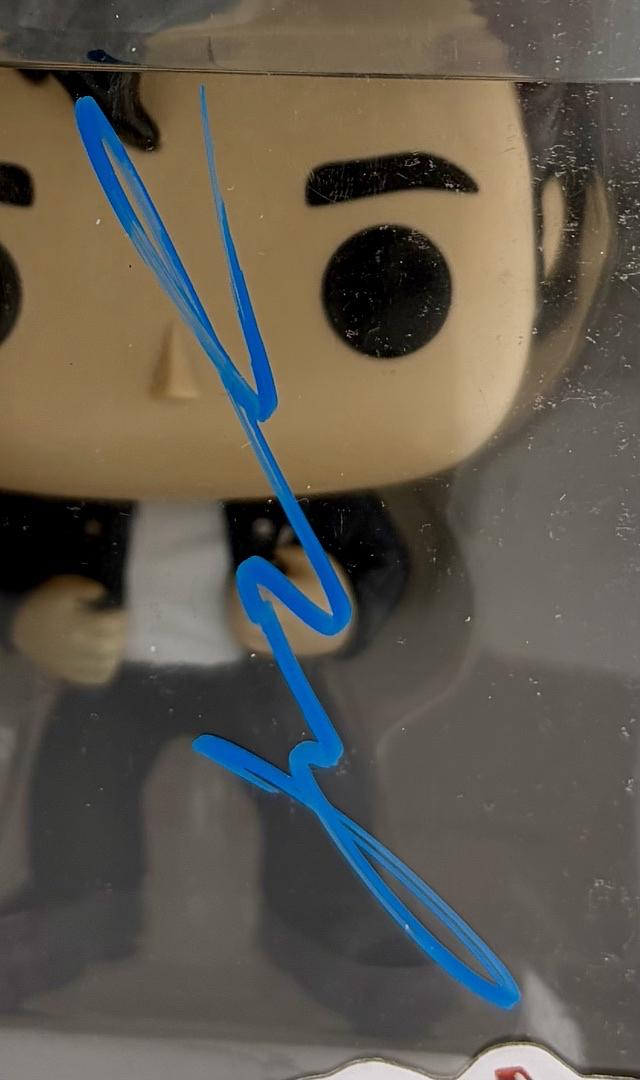 John Travolta Signed Funko Pop #553 Danny Zuko (Grease)  - Beckett COA