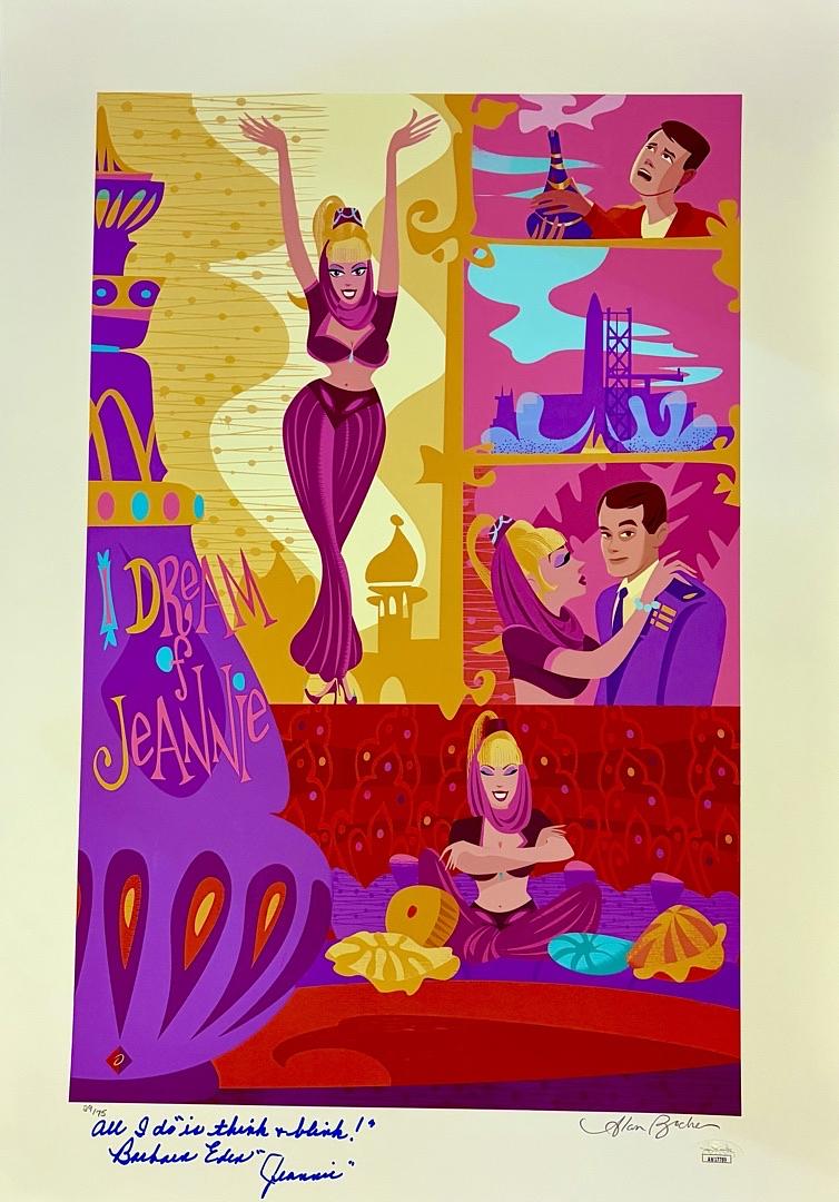 Barbara Eden signed 18x24 exclusive signed limited edition print (/75) RESEARCH PENDING