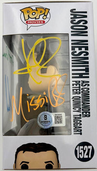 Cast signed Galaxy Quest "Jason Nesmith" Funko #1527 (Allen/Pyle/Rees/Breen) - Beckett & JSA COA