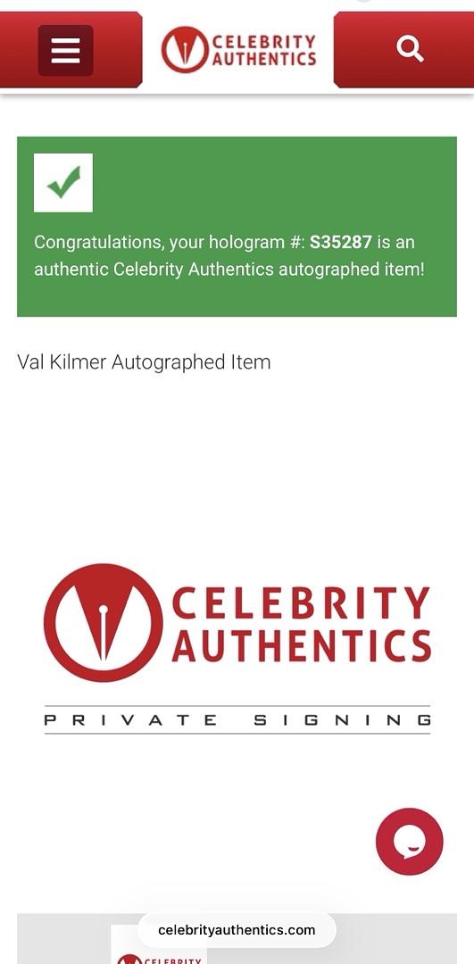 Val Kilmer Signed Funko Pop #852 "Doc Holliday" (Tombstone) *RARE* - Celebrity Authentics