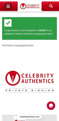 Val Kilmer Signed Funko Pop #852 "Doc Holliday" (Tombstone) *RARE* - Celebrity Authentics