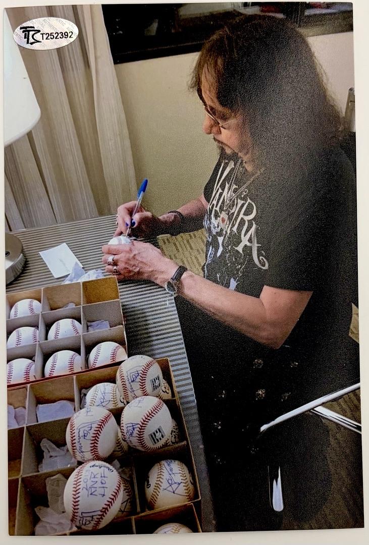 Ace Frehley (KISS) signed ROMLB Baseball - JSA COA