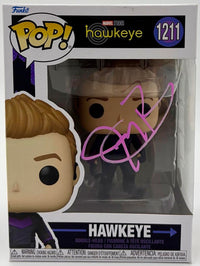 Jeremy Renner Signed Funko Pop #1211 "Hawkeye" Marvel - Beckett COA