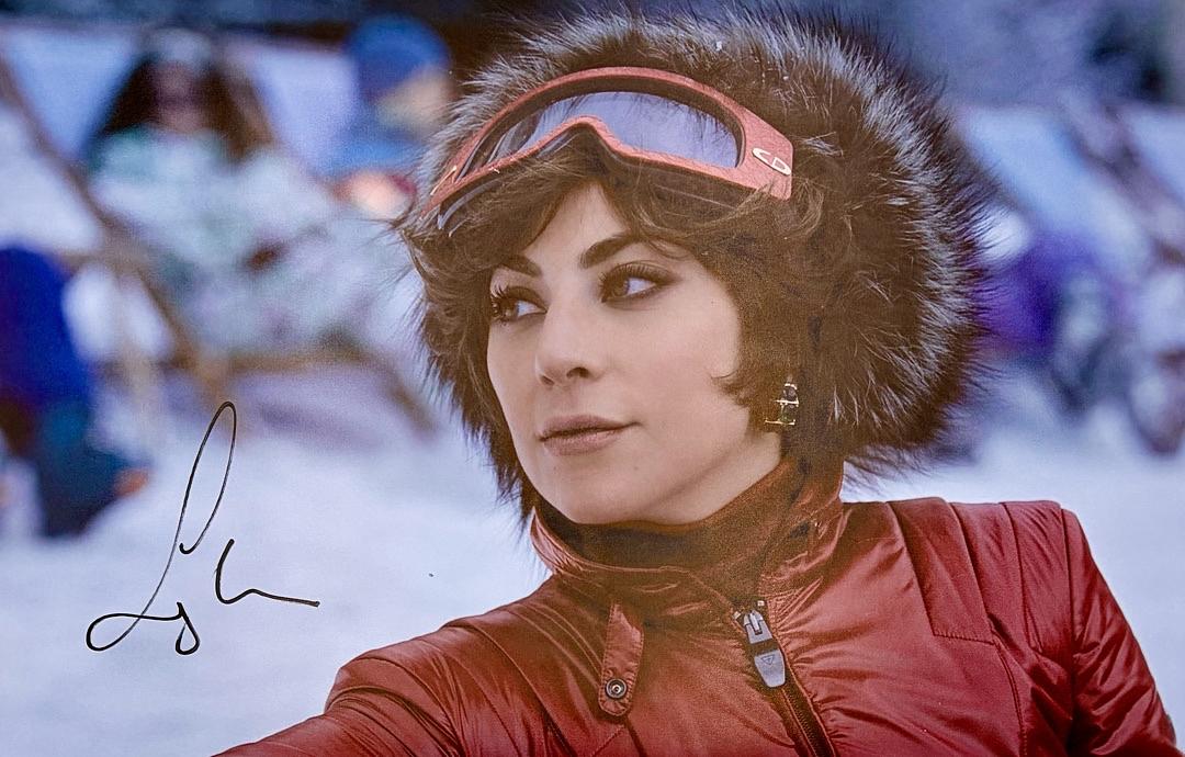 Lady Gaga signed 11x17 (House of Gucci) - SWAU COA