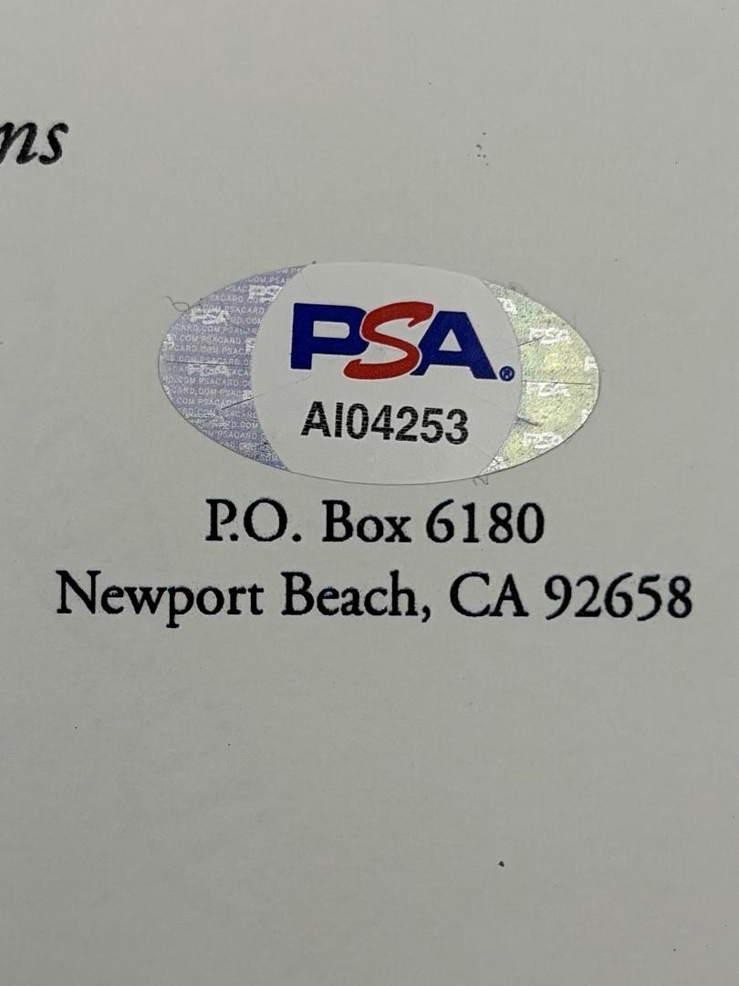 Joe Biden signed "withdrawal" letter - PSA/DNA LOA ***RARE***