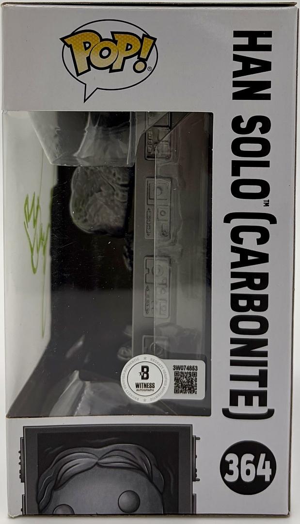Harrison Ford signed "Han Solo Carbonite" signed Funko #364 - Beckett COA **RARE**