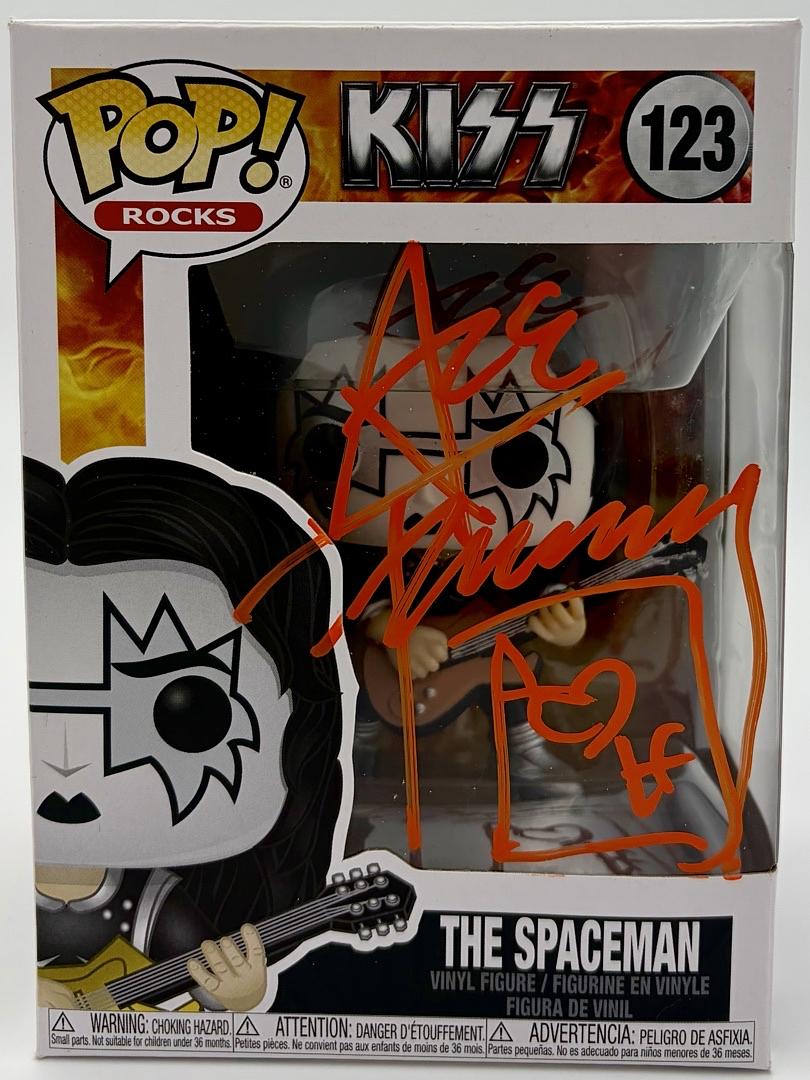 Ace Frehley Signed Funko Pop #123 "The Spaceman" (KISS) - ACOA COA