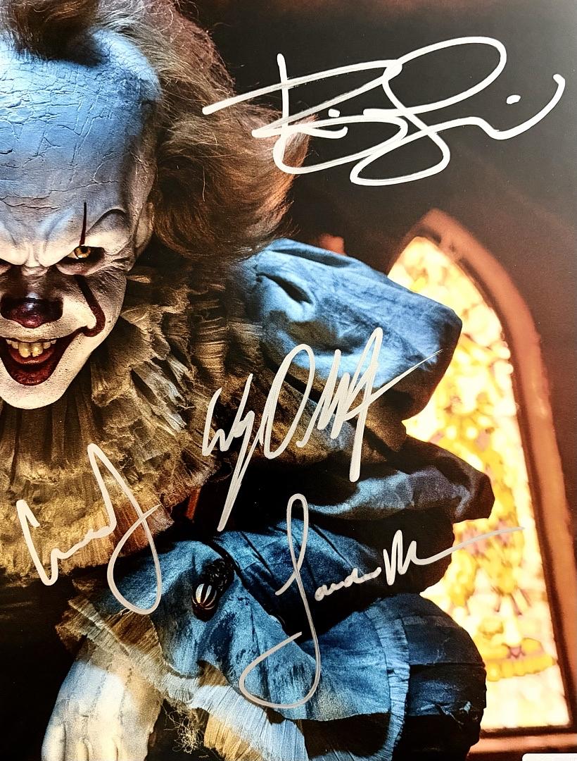 IT cast signed 11x14 photo signed by 8 - Celebrity Authentics