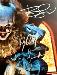 IT cast signed 11x14 photo signed by 8 - Celebrity Authentics