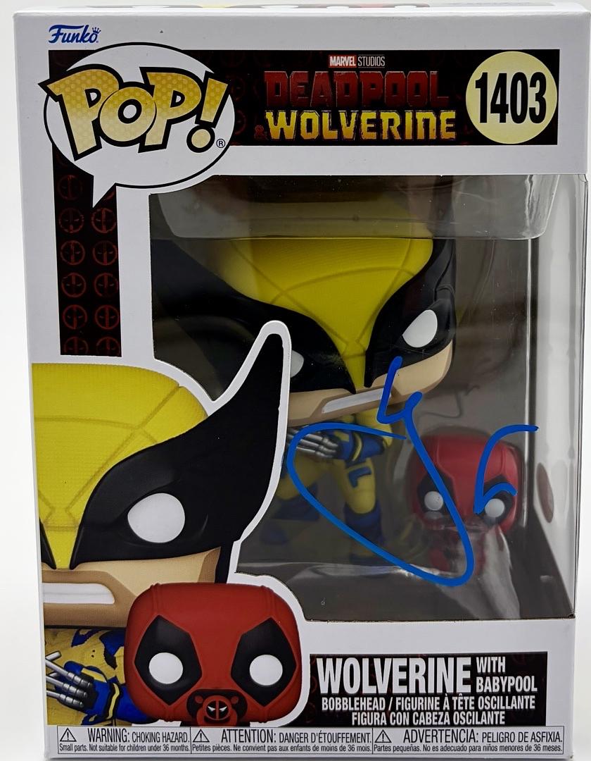 Hugh Jackman Signed Exclusive Funko Pop #1403 Wolverine (Deadpool & Wolverine)-JSA COA