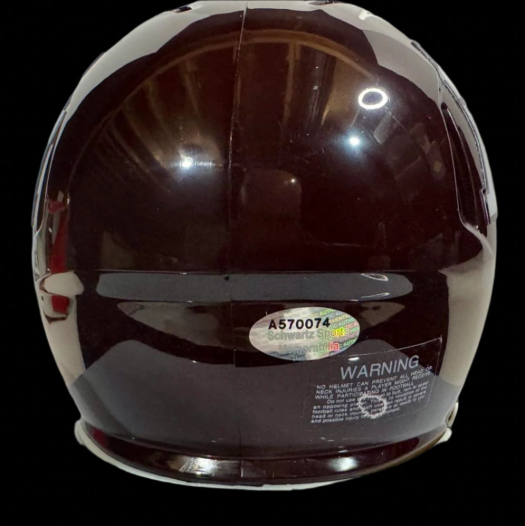 Johnny Manzeil (Texas A&M) signed mini-helmet - Schwartz COA
