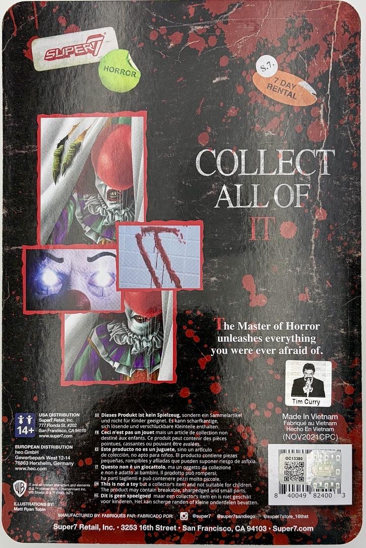 Tim Curry signed "It" Action Figure **RARE**- OC Celebrity Marketing