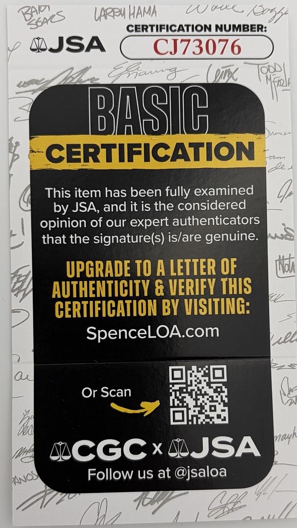 Ron Howard & Bryce Dallas Howard signed 8x10 JSA COA *RARE*