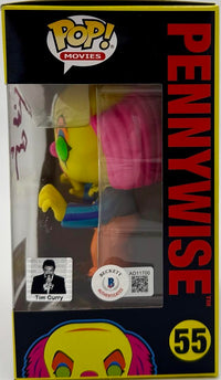 Tim Curry Signed Funko Pop #55 "Pennywise" (IT) Entertainment Earth Exclusive - Beckett COA