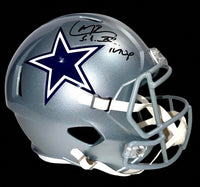 Larry Brown (Cowboys) signed full-size replica helmet w/Super Bowl MVP inscription - Schwartz COA