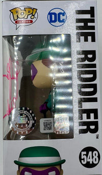 John Glover signed Funko #548 "The Riddler" - OC Celebrity Marketing
