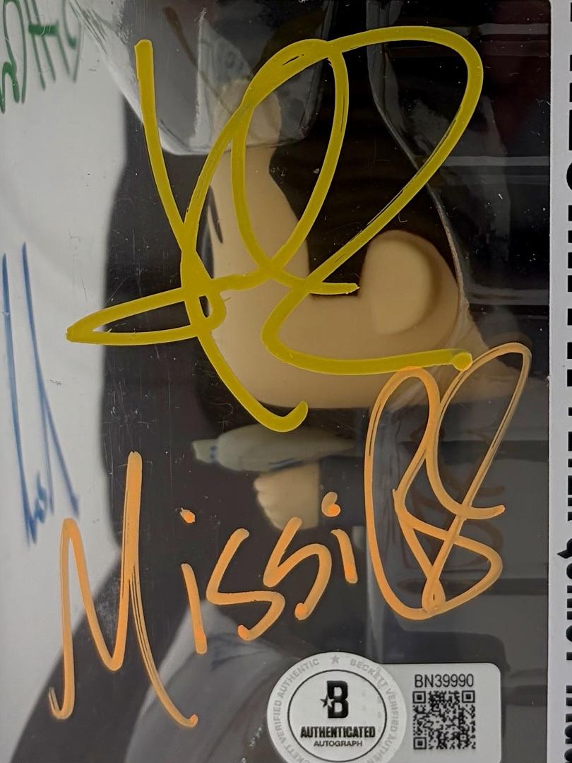 Cast signed Galaxy Quest "Jason Nesmith" Funko #1527 (Allen/Pyle/Rees/Breen) - Beckett & JSA COA