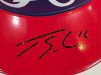 Jorge Soles (Braves) signed replica batting helmet - Schwartz COA
