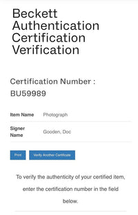 Dwight Gooden Signed 8x10 New York Mets Photo - Beckett COA