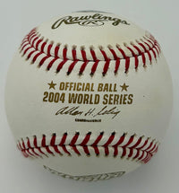 Ellis Burks signed 2004 World Series ROMLB Baseball (Red Sox) - Sure Shot COA