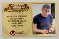 Sylvester Stallone Signed Funko Pop #1114 King Shark (Suicide Squad) - Celebrity Authentics COA