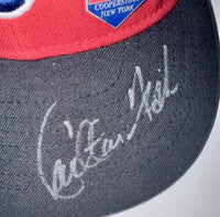 Carlton Fisk (Boston) signed hat - JSA COA