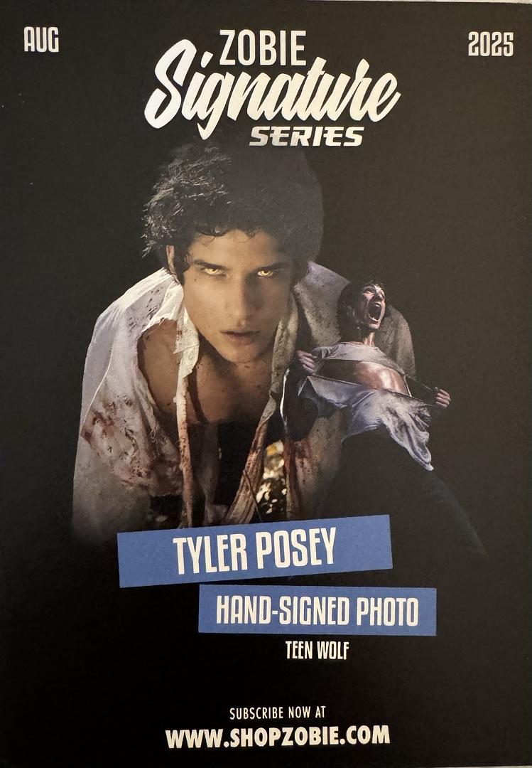 Tyler Posey signed 8x10 (Teen Wolf) Beckett COA