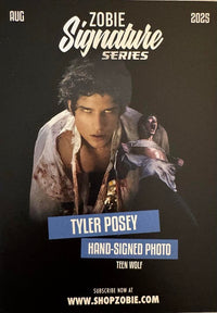 Tyler Posey signed 8x10 (Teen Wolf) Beckett COA
