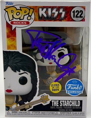 Paul Stanley signed "Starchild" Funko #122 (KISS) - JSA COA