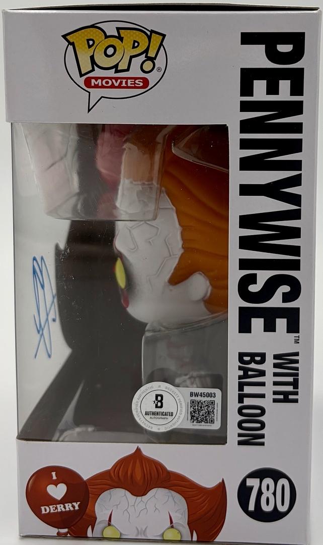 Bill Skarsgard signed "It" Funko Pop #780 - Beckett COA