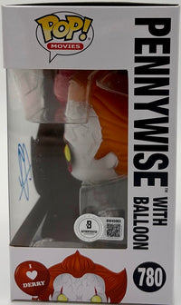 Bill Skarsgard signed "It" Funko Pop #780 - Beckett COA