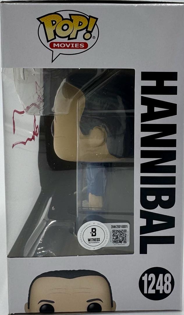 Anthony Hopkins Signed Funko Pop #1248 Hannibal Lecter (Silence Of The Lambs) - Beckett COA