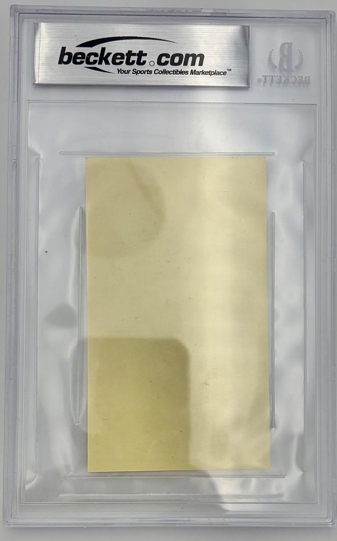 Daniel Radcliffe Encapsulated, Signed & Graded 10 Replica Hogwarts Train Ticket - Beckett