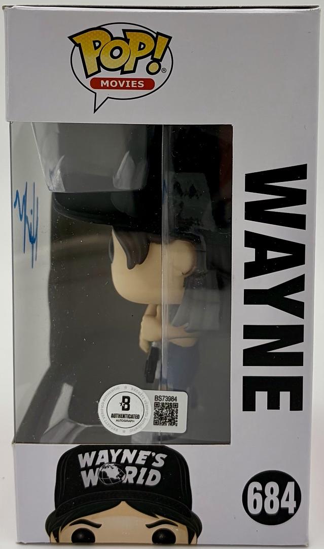 Mike Myers Signed Funko Pop  #684 (Wayne's World) - Beckett COA #04