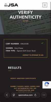 Cary Elwes signed paperback book "As You Wish" - JSA COA